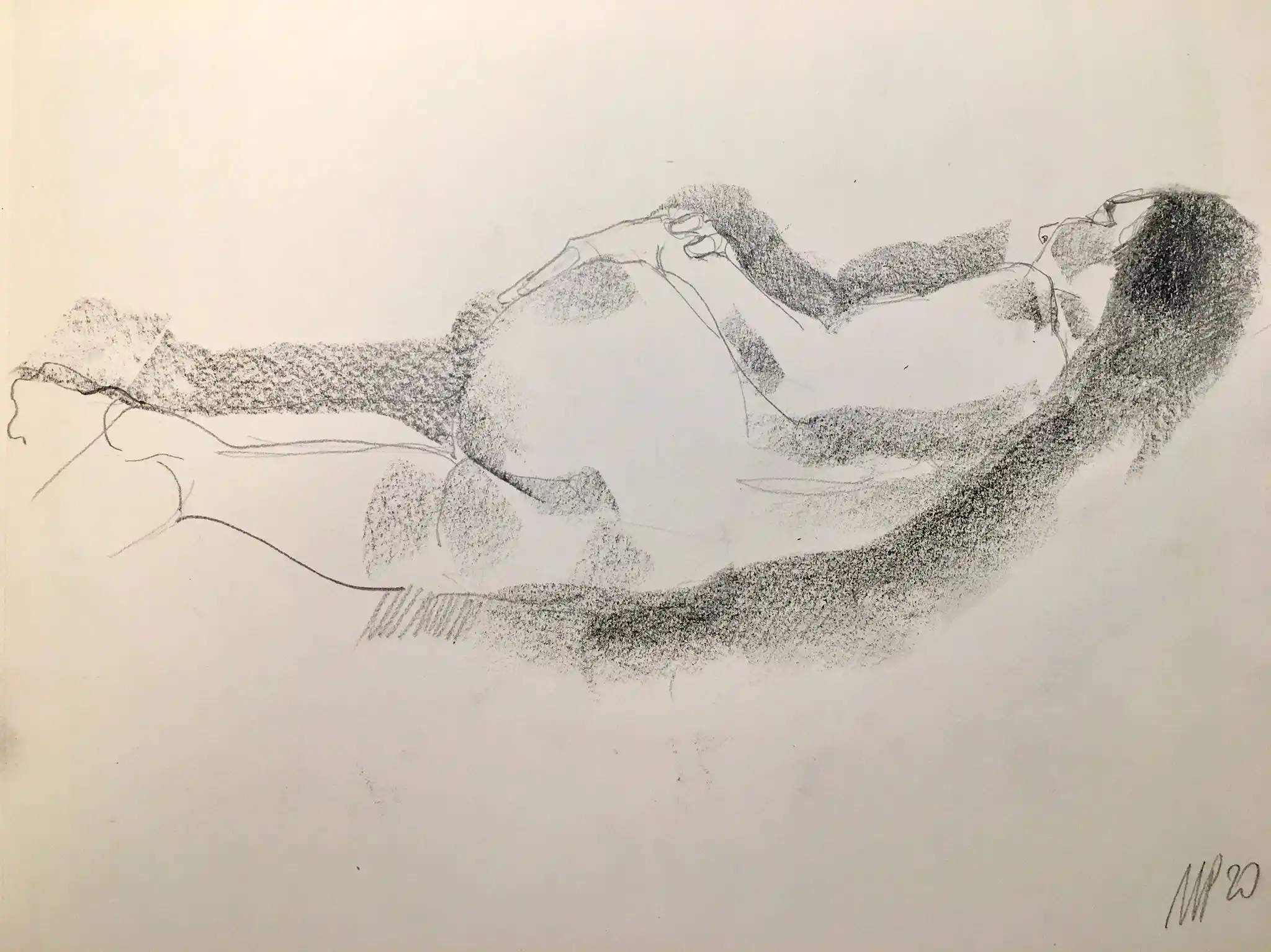 Disegni (2 di 2), disegno di Massimo Geloso Peralta, a matita e grafite